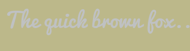 Image with Font Color BFC1C2 and Background Color BCB88A